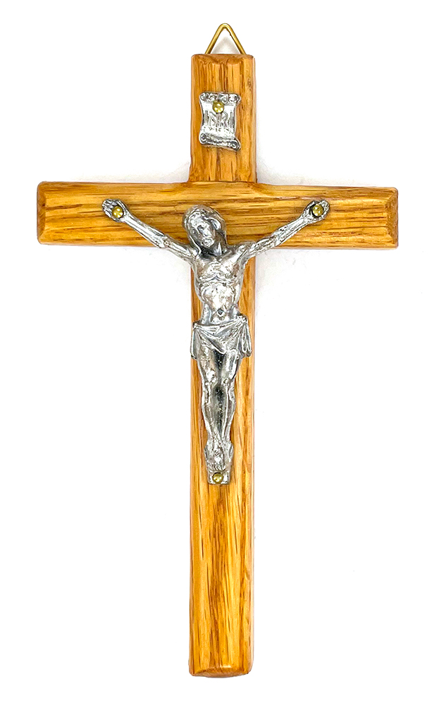 The Small Classic Oak Crucifix ($14.99 CAD)