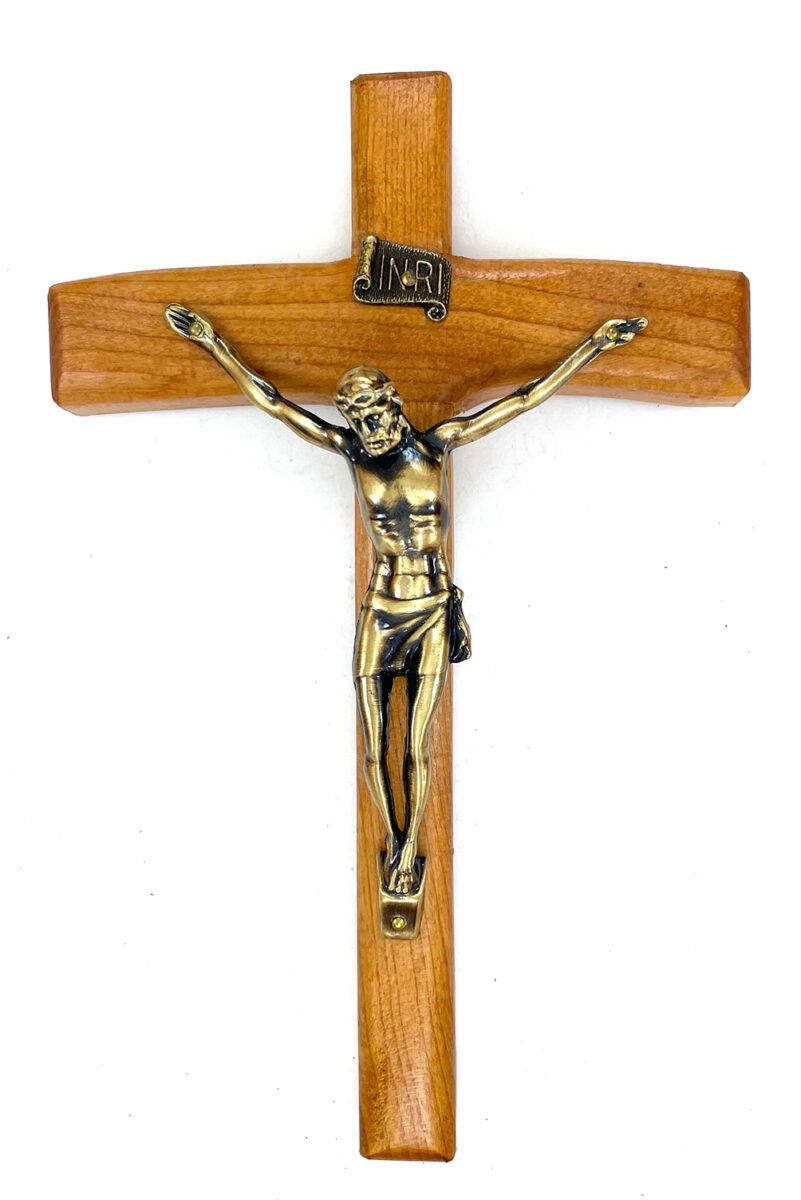 8-Inch Curved Cherry Crucifix ($27.99 CAD)