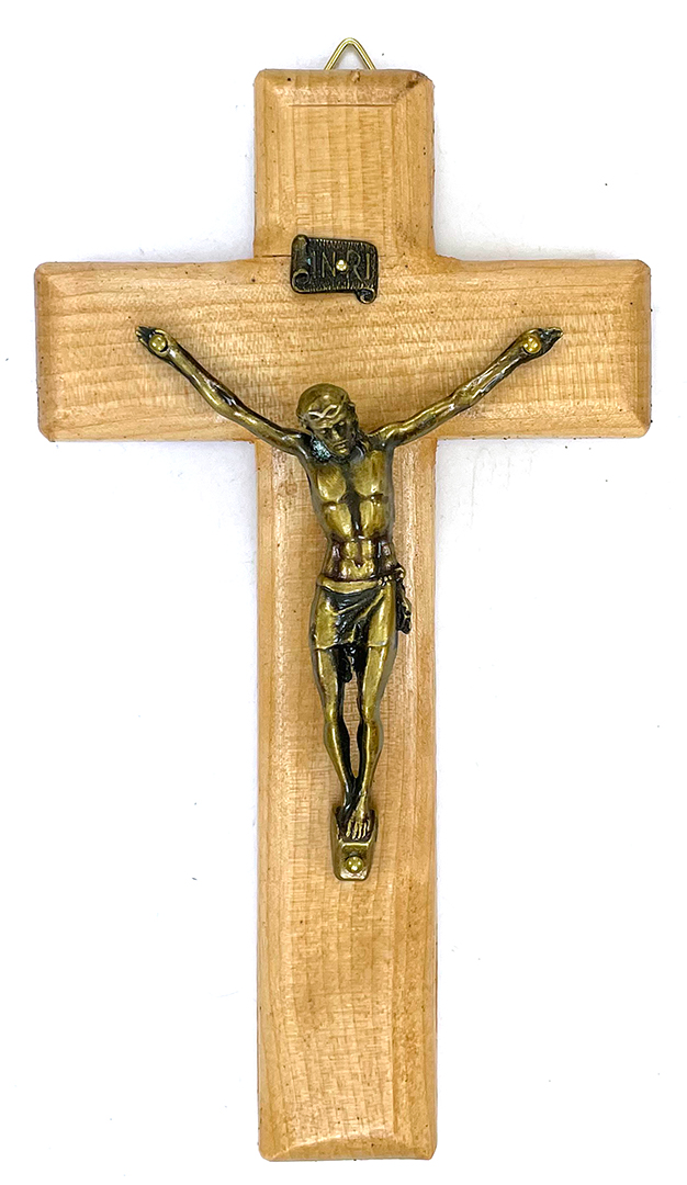 Wide Cut Maple Crucifix ($18.99 CAD)