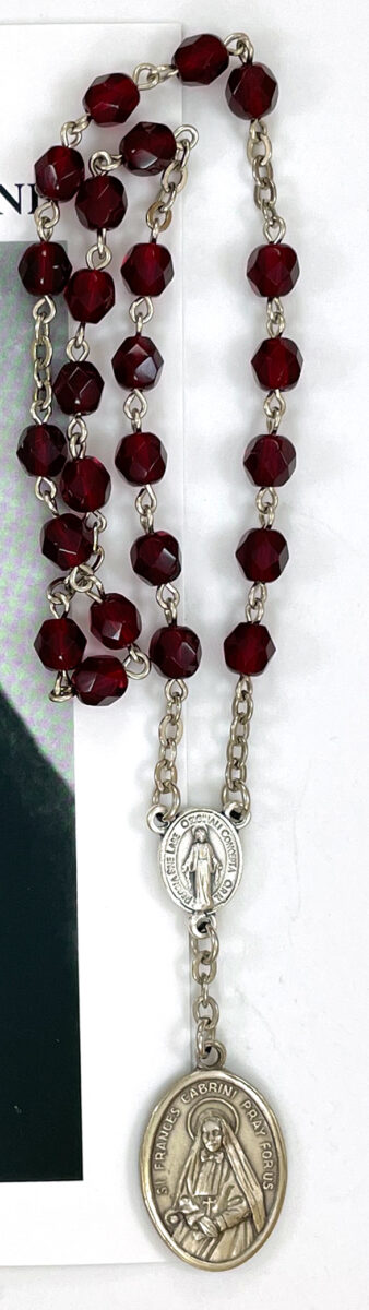 (Z087) Little Rosary of St. Frances Xavier Cabrini: $15.99 (CAD)