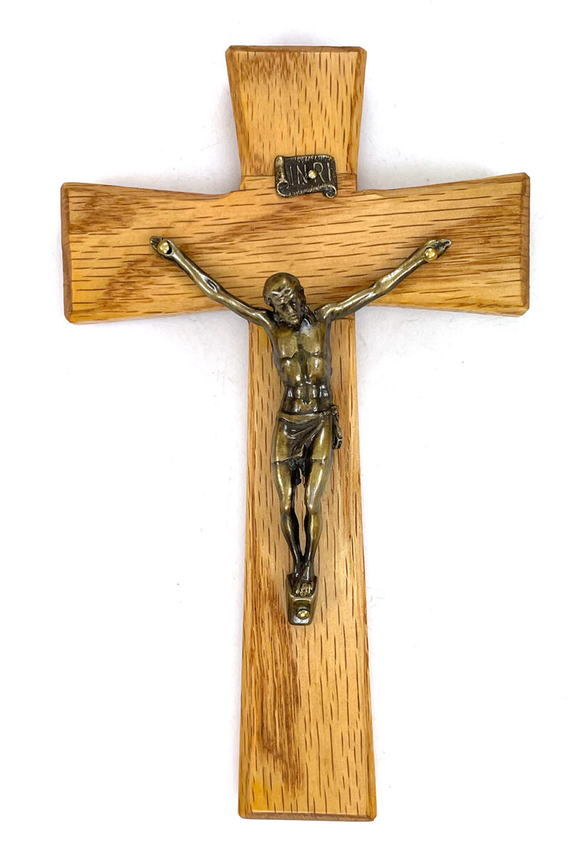 Maltese-Cut Oak Crucifix: $19.99 (CAD)