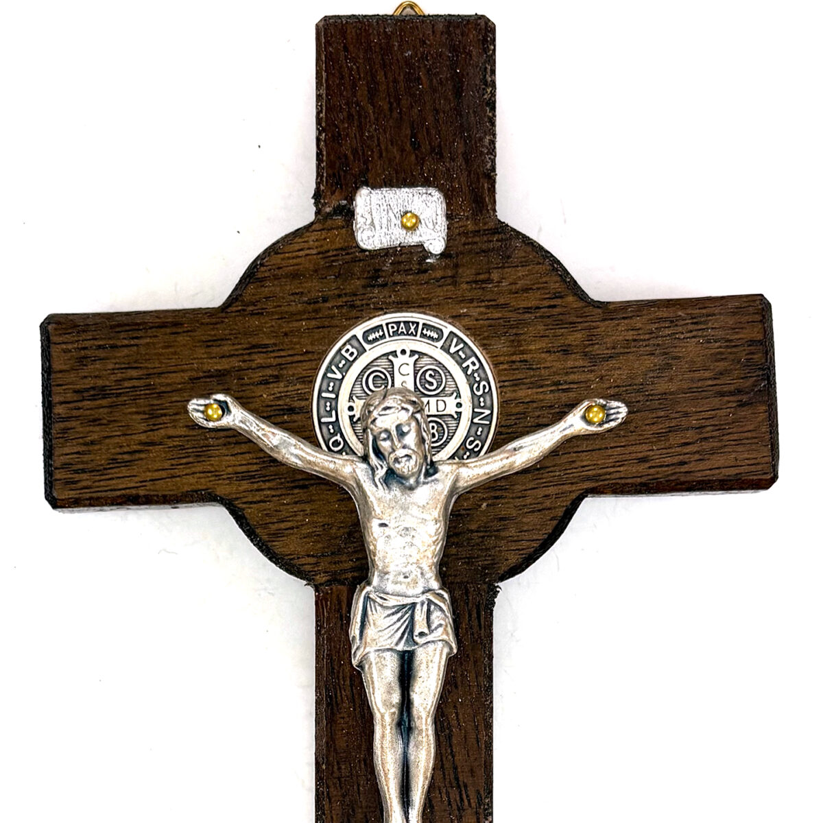 6-Inch Walnut St. Benedict Crucifix: $25.99 (CAD)