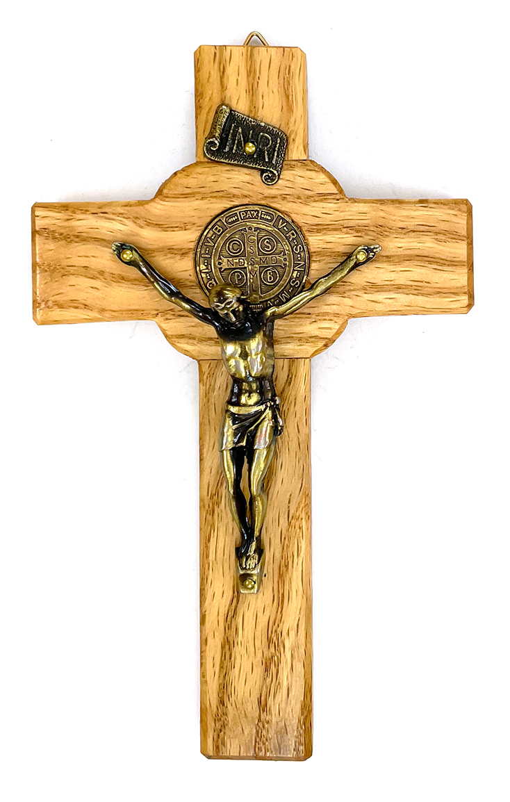 6-Inch Oak St. Benedict Crucifix: $25.99 (CAD)