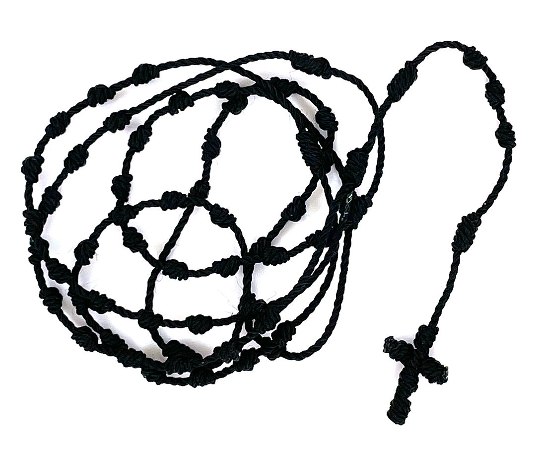 Black Knotted Rosary ($3.99)