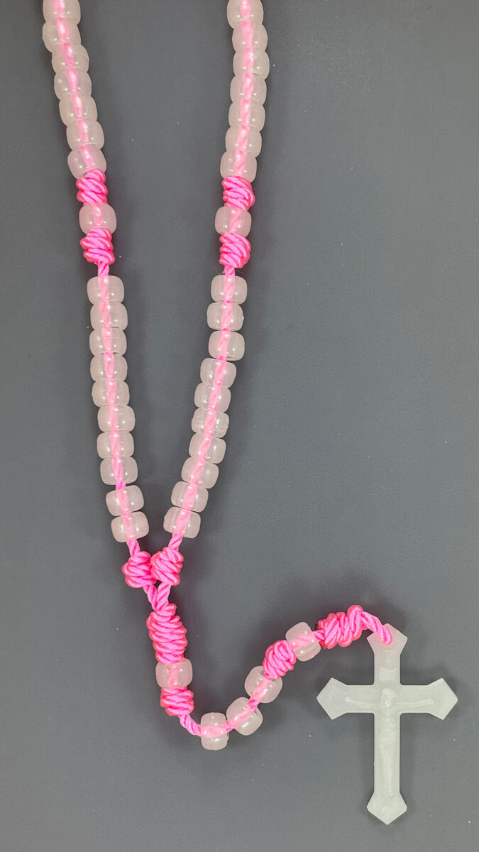 Pink Glow in the Dark Rosary ($8.99 CAD)