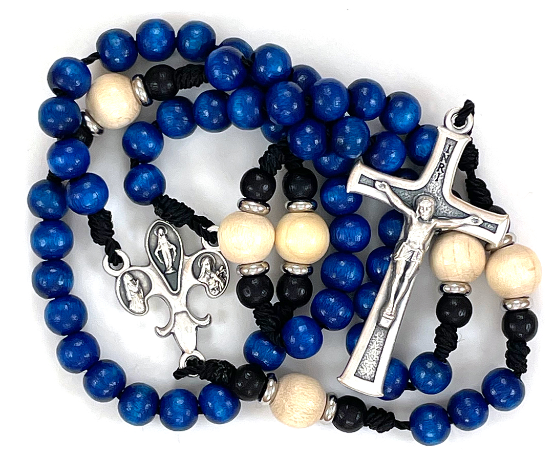 Fleur de Lys FIAT Cord Rosary ($17.99 CAD)