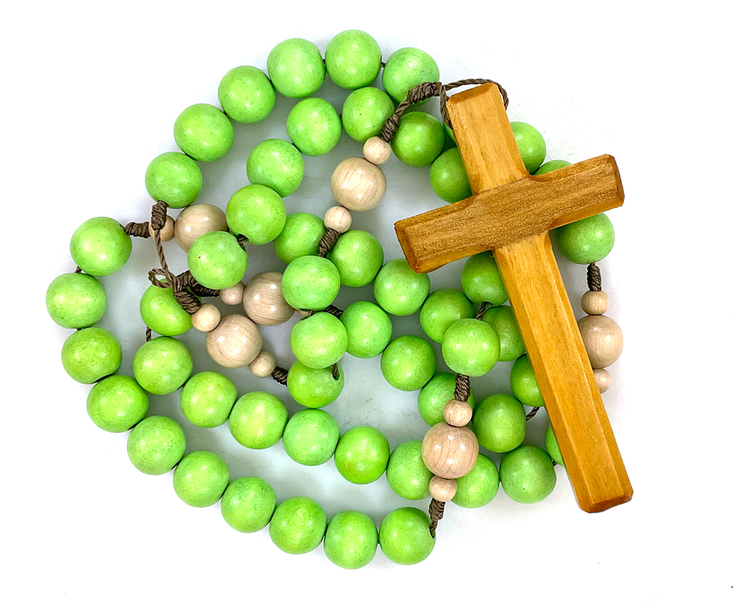 Light Green Wall Rosary ($17.99 CAD)