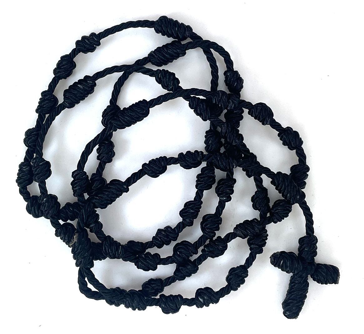 Black Rope Rosary ($4.99 CAD)