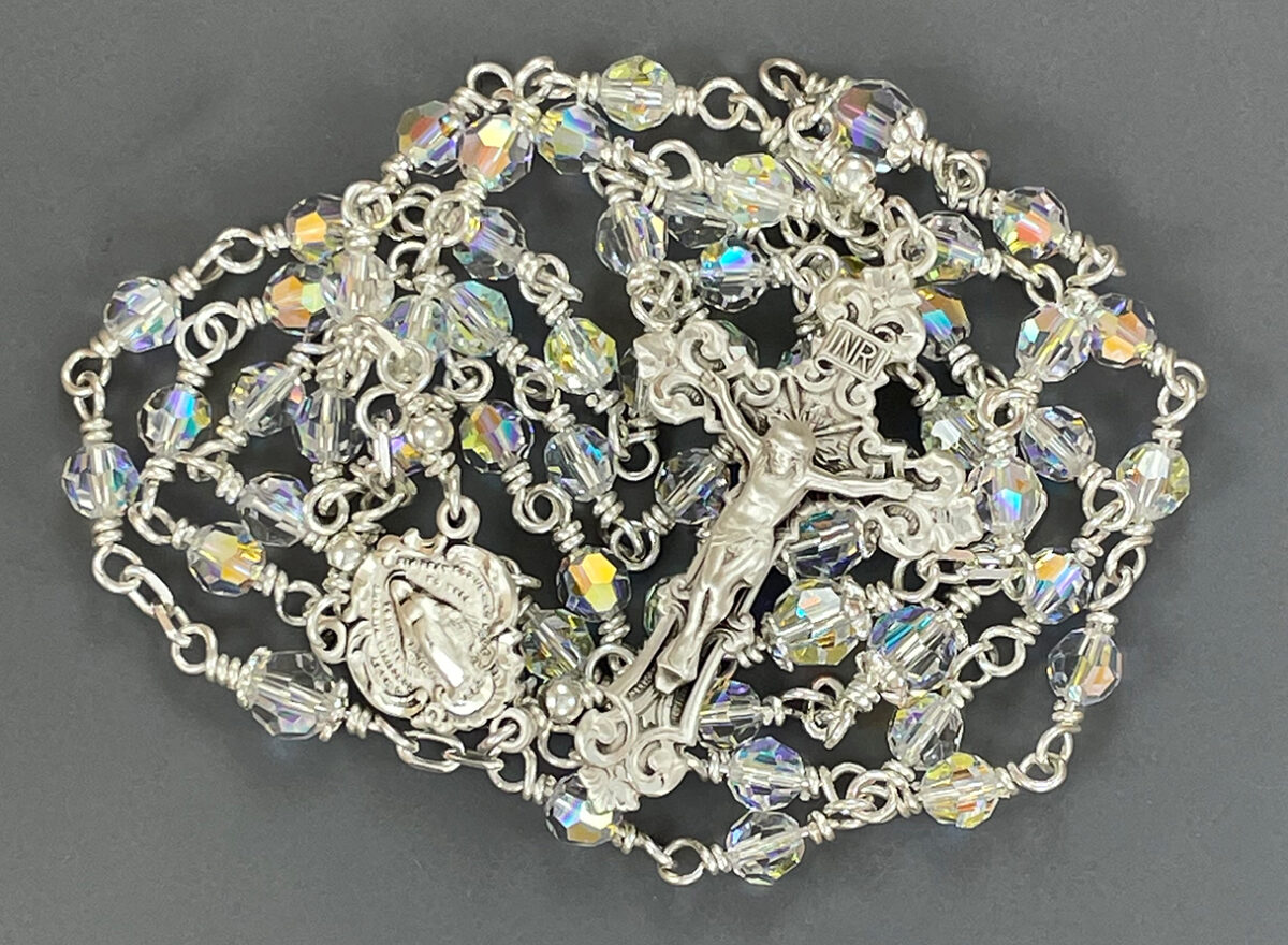 Sparkling Austrian Crystal Rosary: $346.99 (CAD)