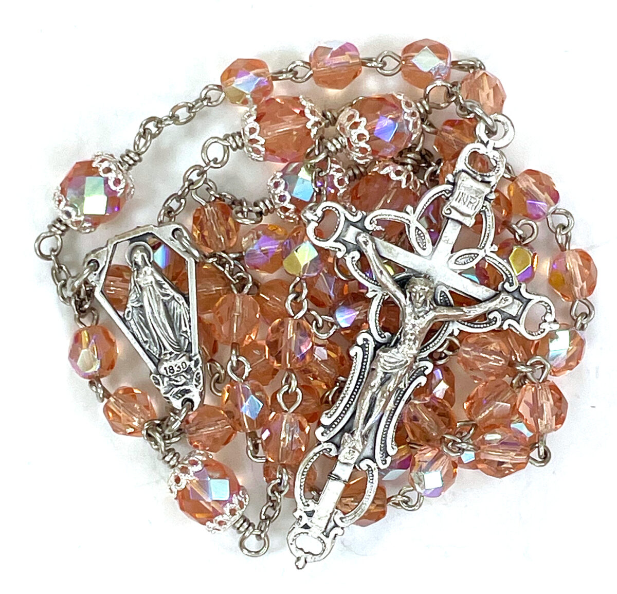 Pink Our Lady of Grace Rosary: $33.99 (CAD)