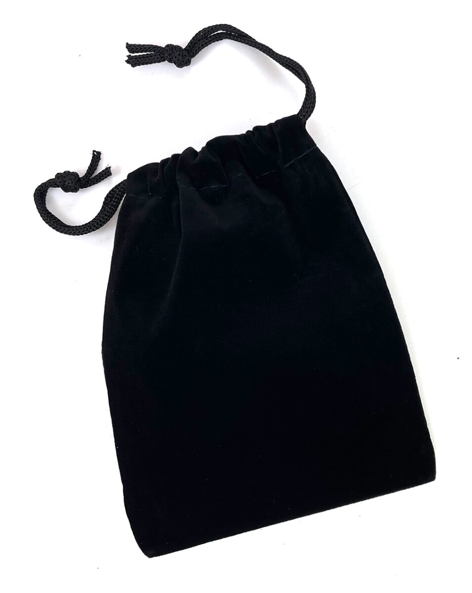 Black (Large) Drawstring Pouch: $1.49 (CAD)