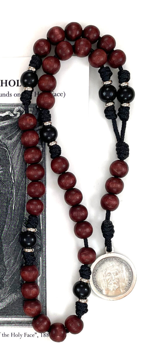 (Z159-3) Paracord Chaplet of the Holy Face: $29.99 (CAD)