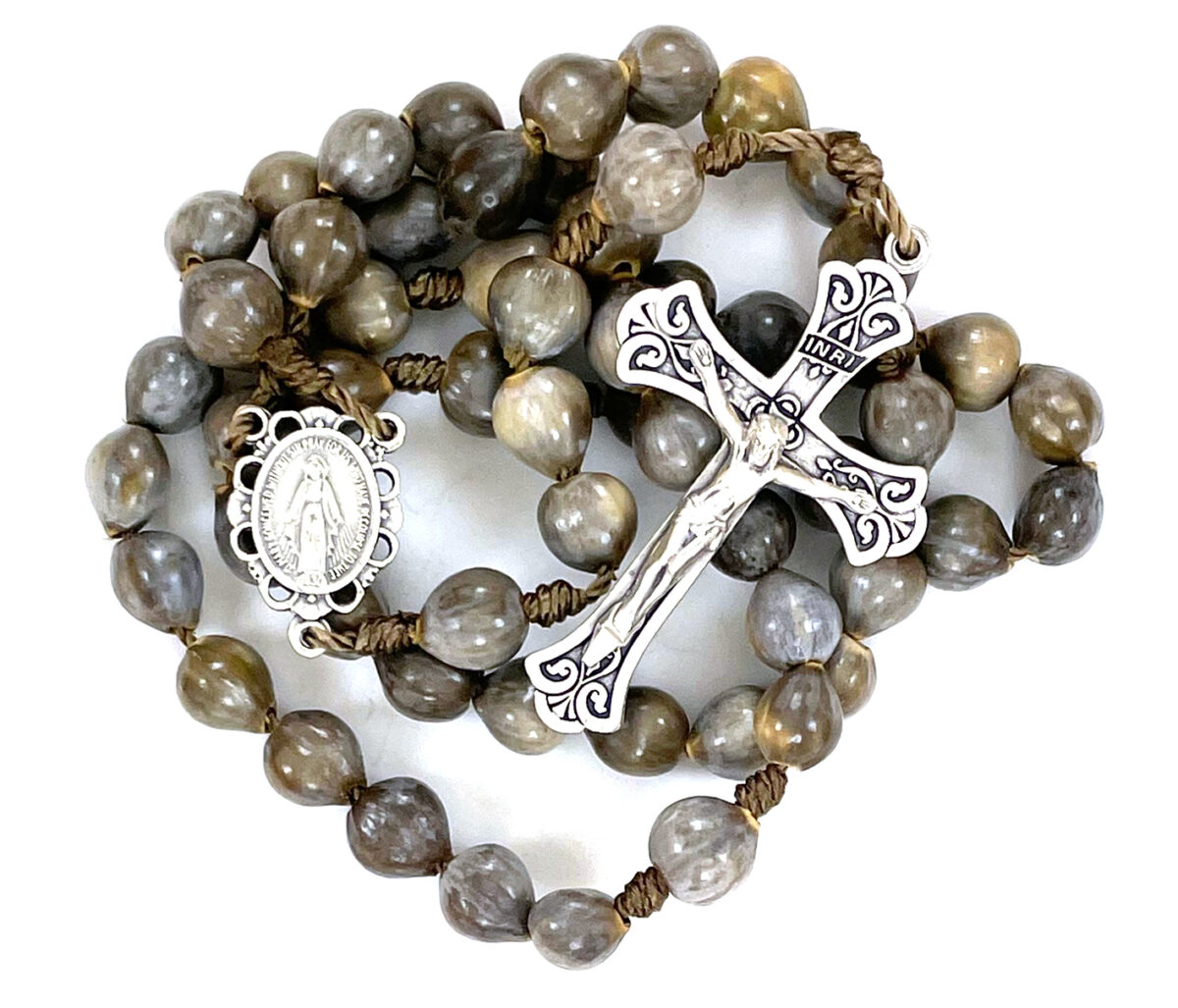 Brown Cord Job’s Tears Rosary: $22.99 (CAD)