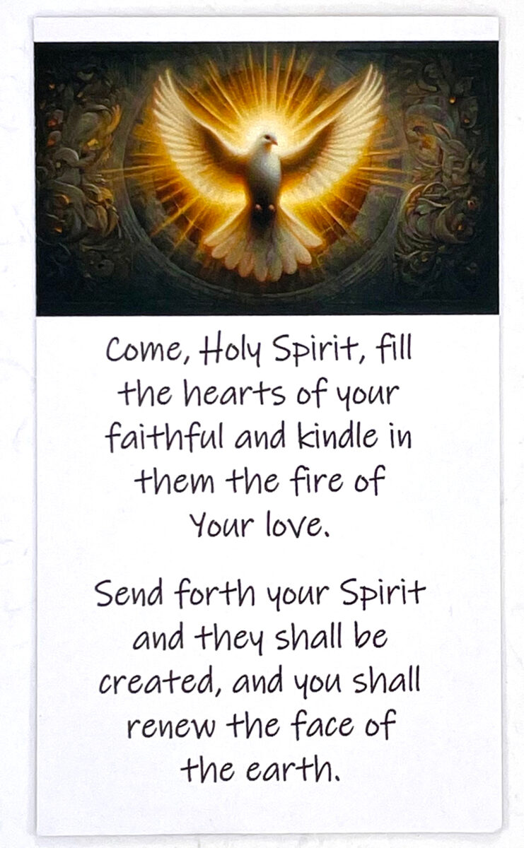 Come Holy Spirit Prayer Card 49 Olog Rosaries Come Holy Spirit Prayer Card 49 Olog Rosaries