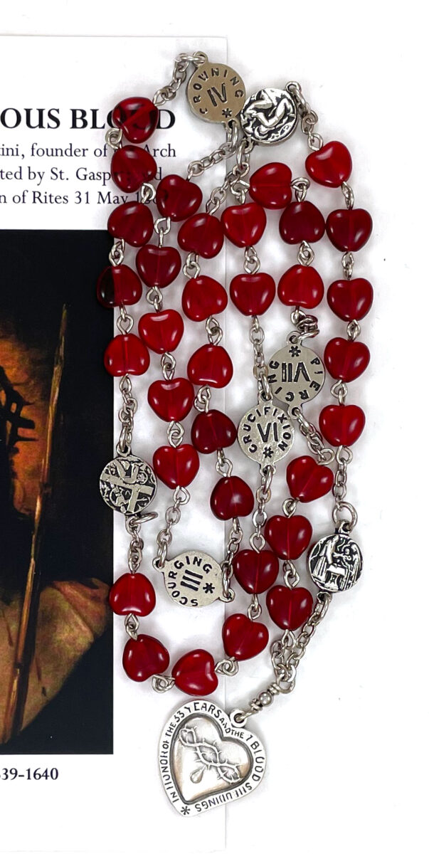 (Z022-3) Precious Blood Chaplet with Medals: $40.99 (CAD)