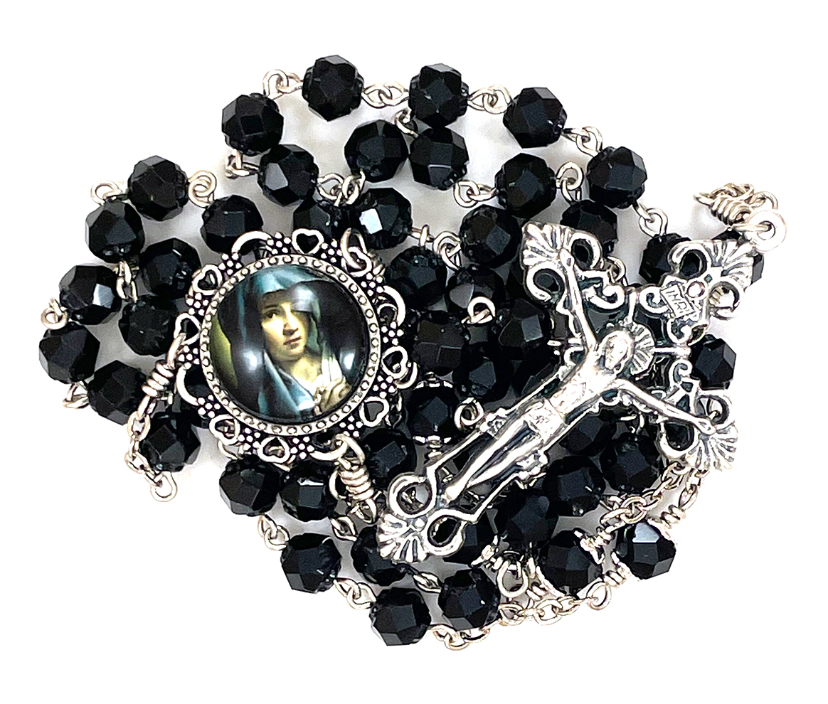 Heart of the Sorrowful Mother Rosary: $34.99 (CAD)