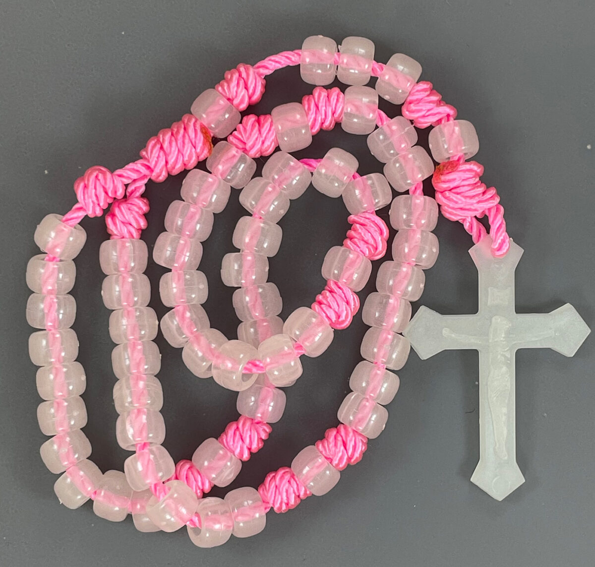 Pink Glow in the Dark Rosary: $8.99 (CAD)