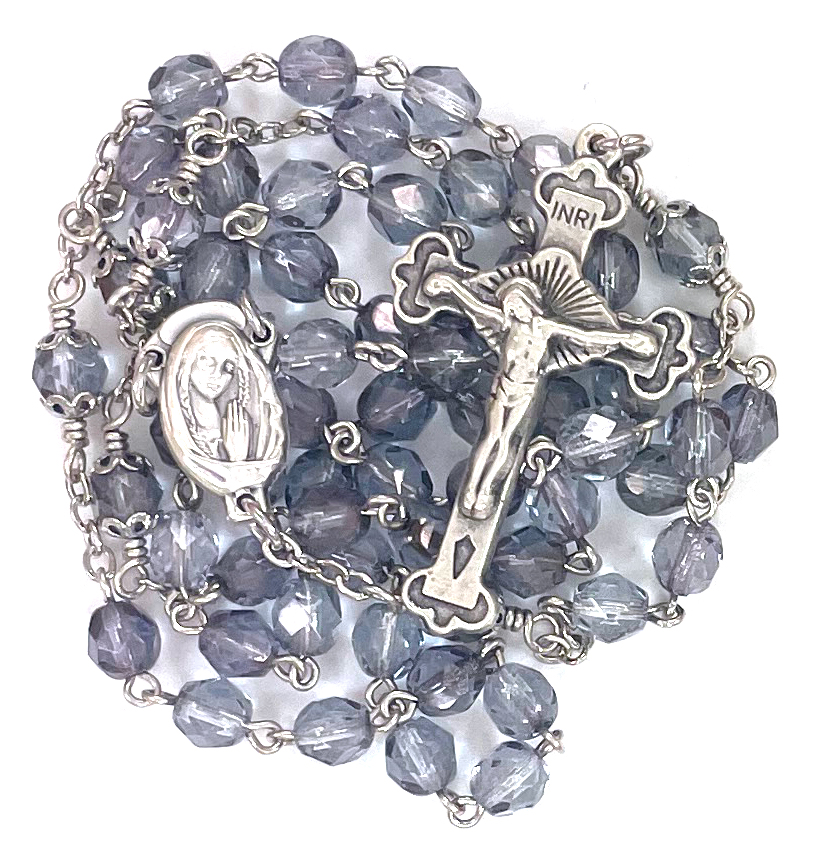 Purple Luster Rosary: $35.99 (CAD)