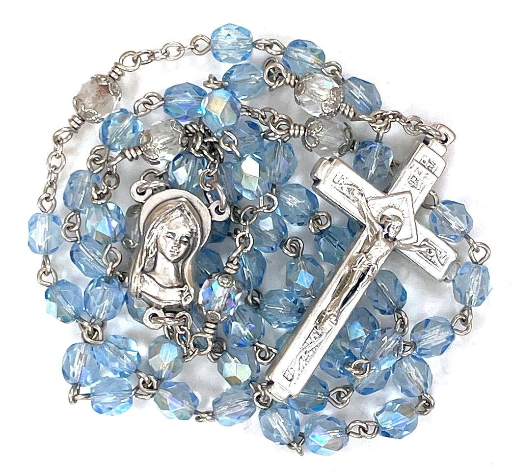 Basic Blue Rosary: $33.99 (CAD)