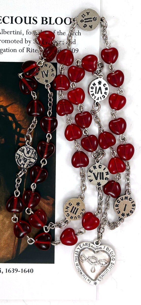 (Z022-3) Precious Blood Chaplet with Medals: $40.99 (CAD)