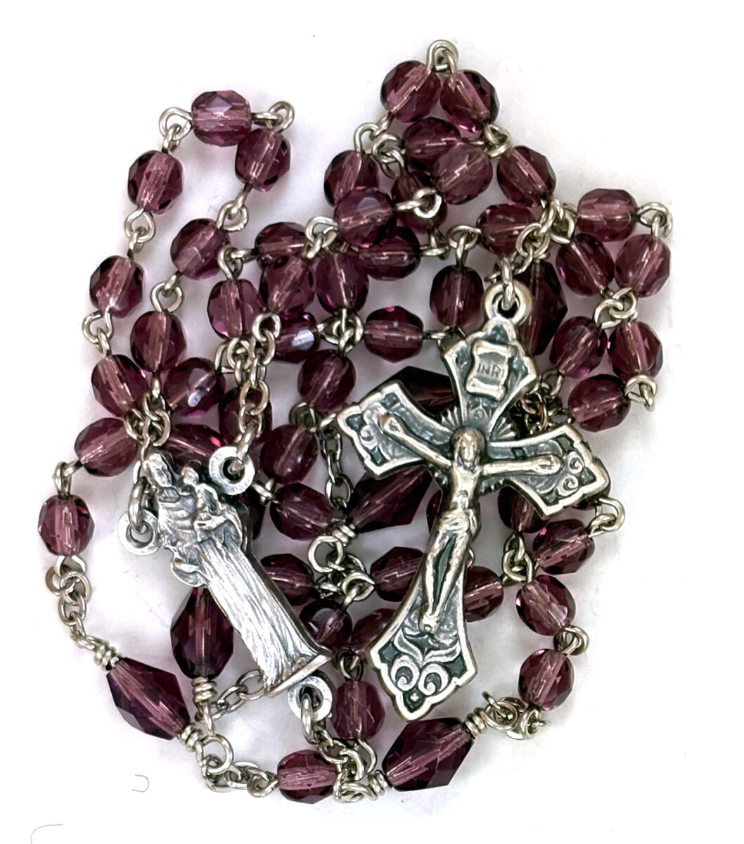 Purple St. Anthony Rosary: $30.99 (CAD)