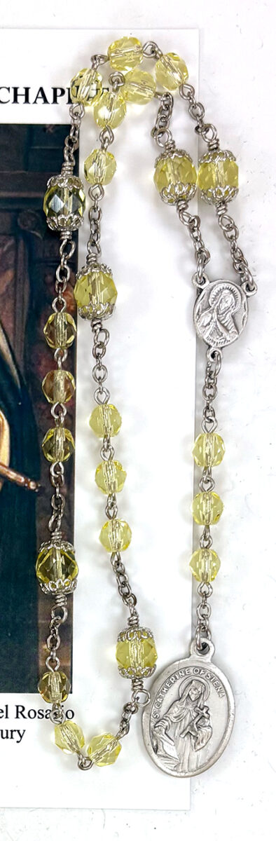 (Z158) St. Catherine of Siena Chaplet: $20.99 (CAD)