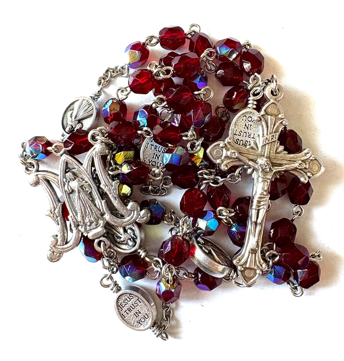 Handmade Divine Mercy Rosary: $34.99 (CAD)