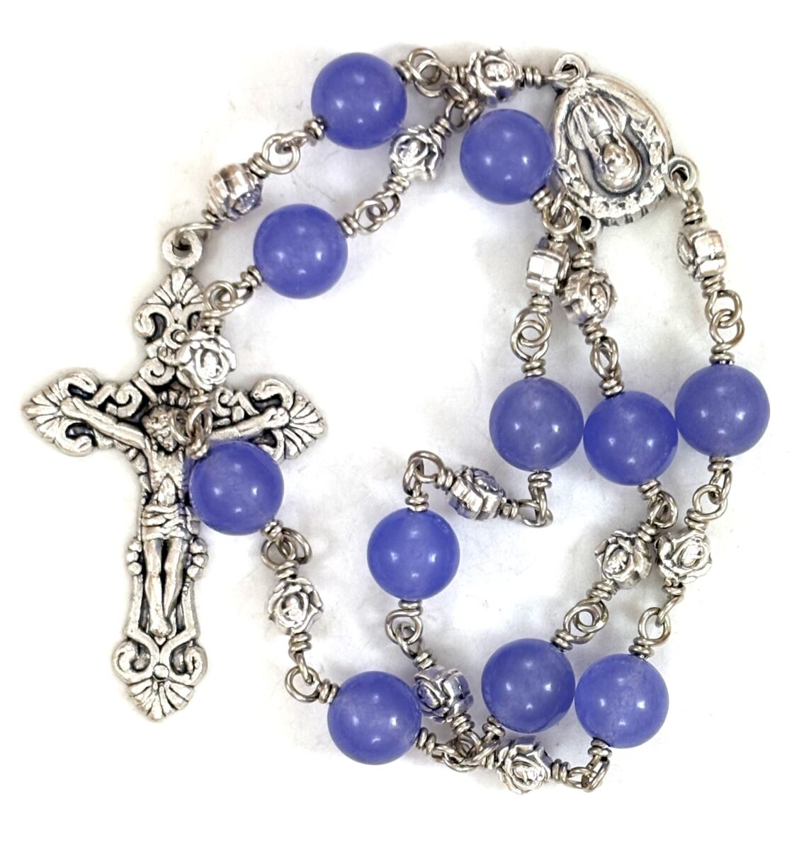 Pocket Lavender Jade Rosary: $26.99 (CAD)