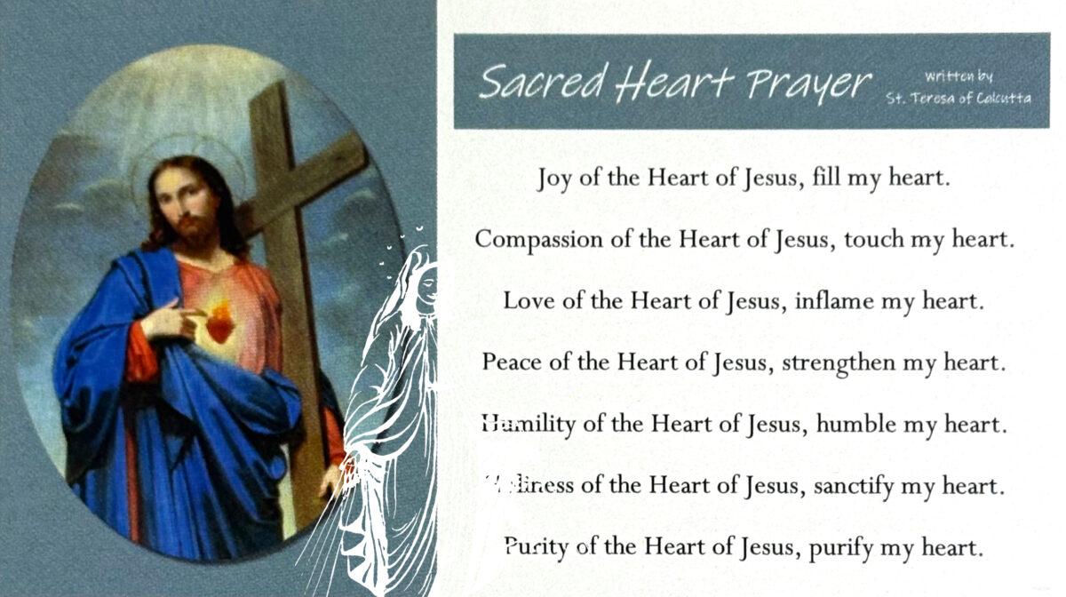 Sacred Heart Prayer Card: $0.49 (CAD)
