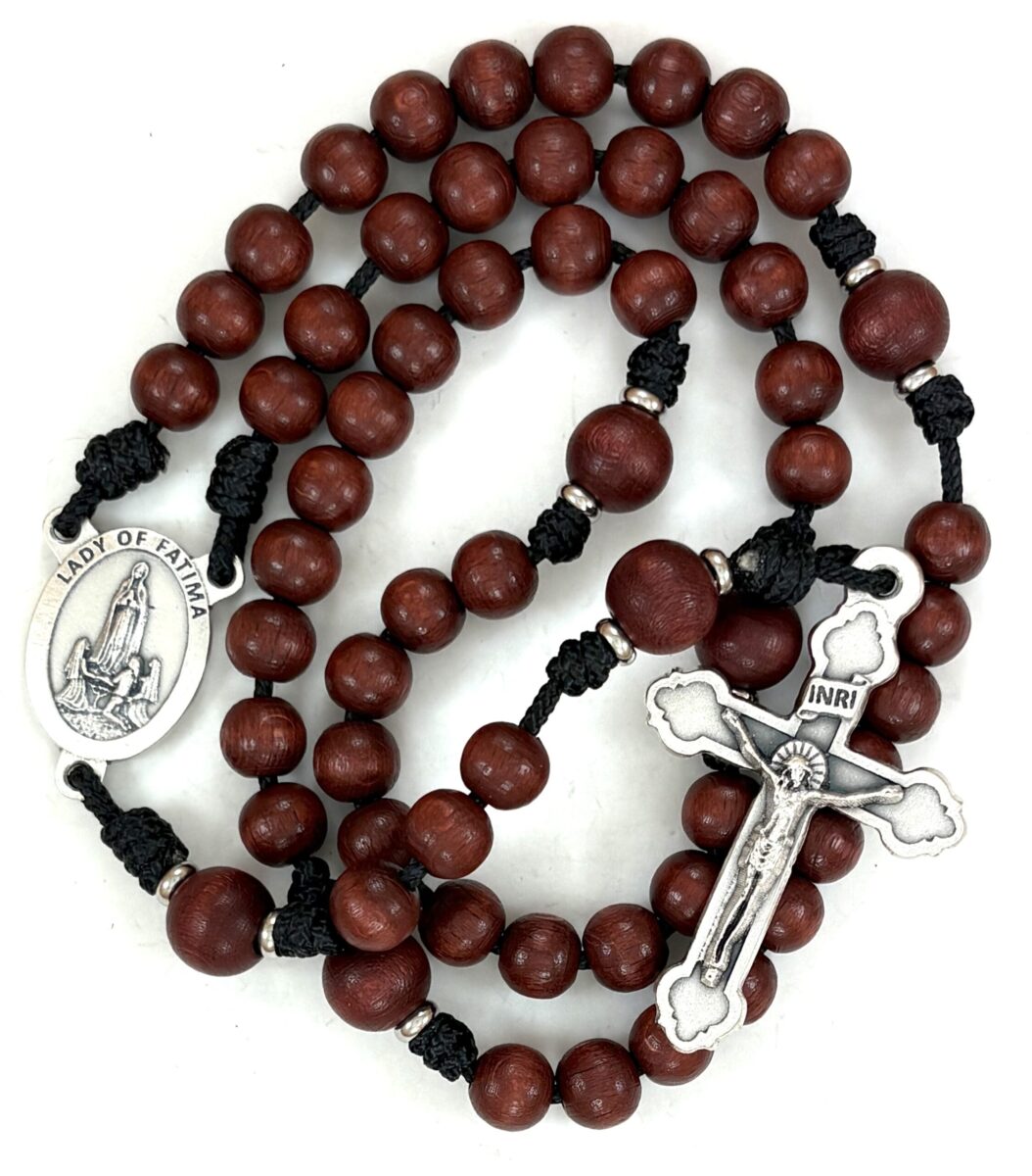 Our Lady of Fatima Paracord Rosary: $33.99 (CAD)