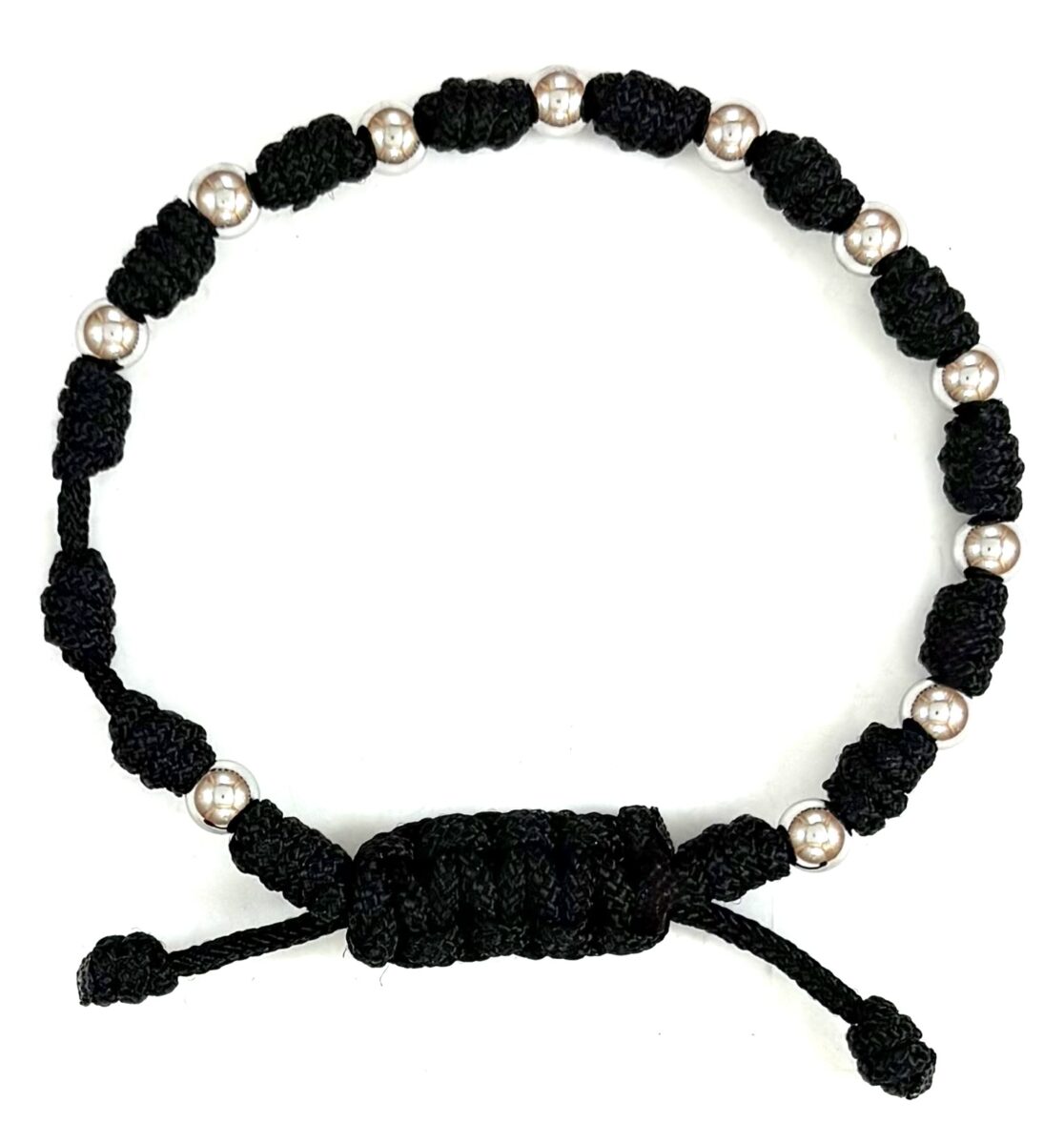 *NEW Stainless Steel Bead Paracord Rosary Bracelet: $13.99 (CAD)
